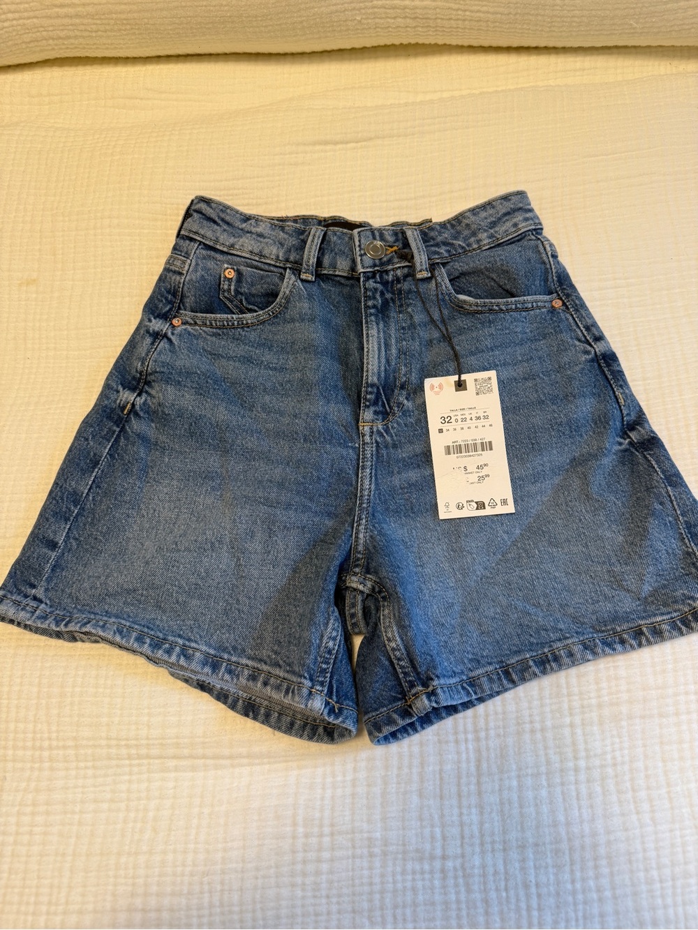 NTW! Zara - Mom Denim Shorts - 0